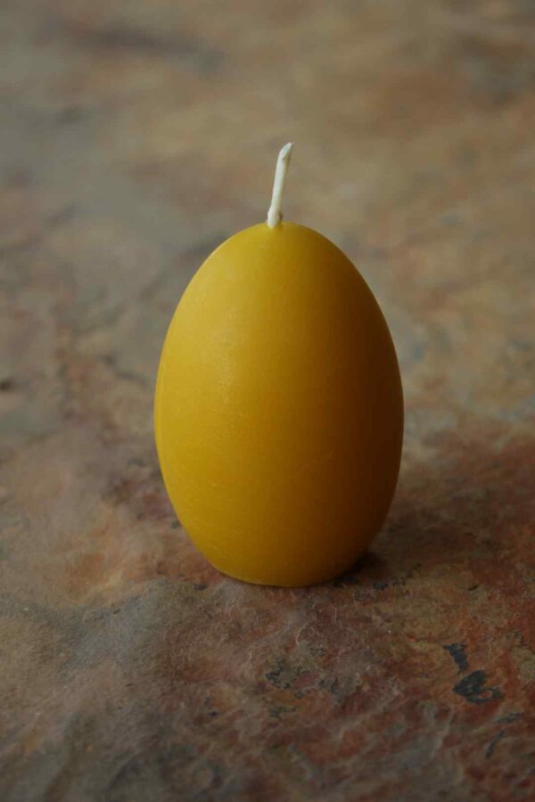 Beeswax Candle Egg - Image 3