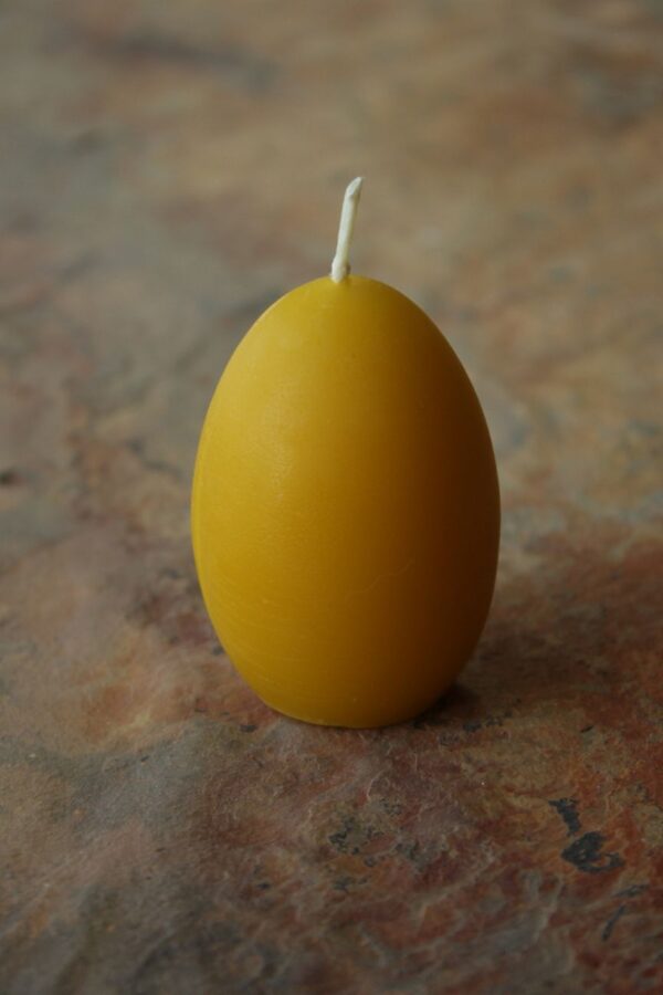 Beeswax Candle Egg